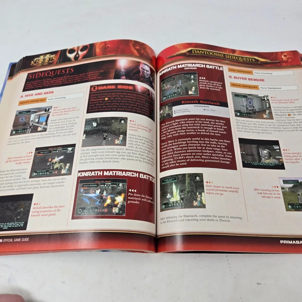 Star Wars Knights of the Old Republic II The Sith Lords Prima Game Guide Xbox